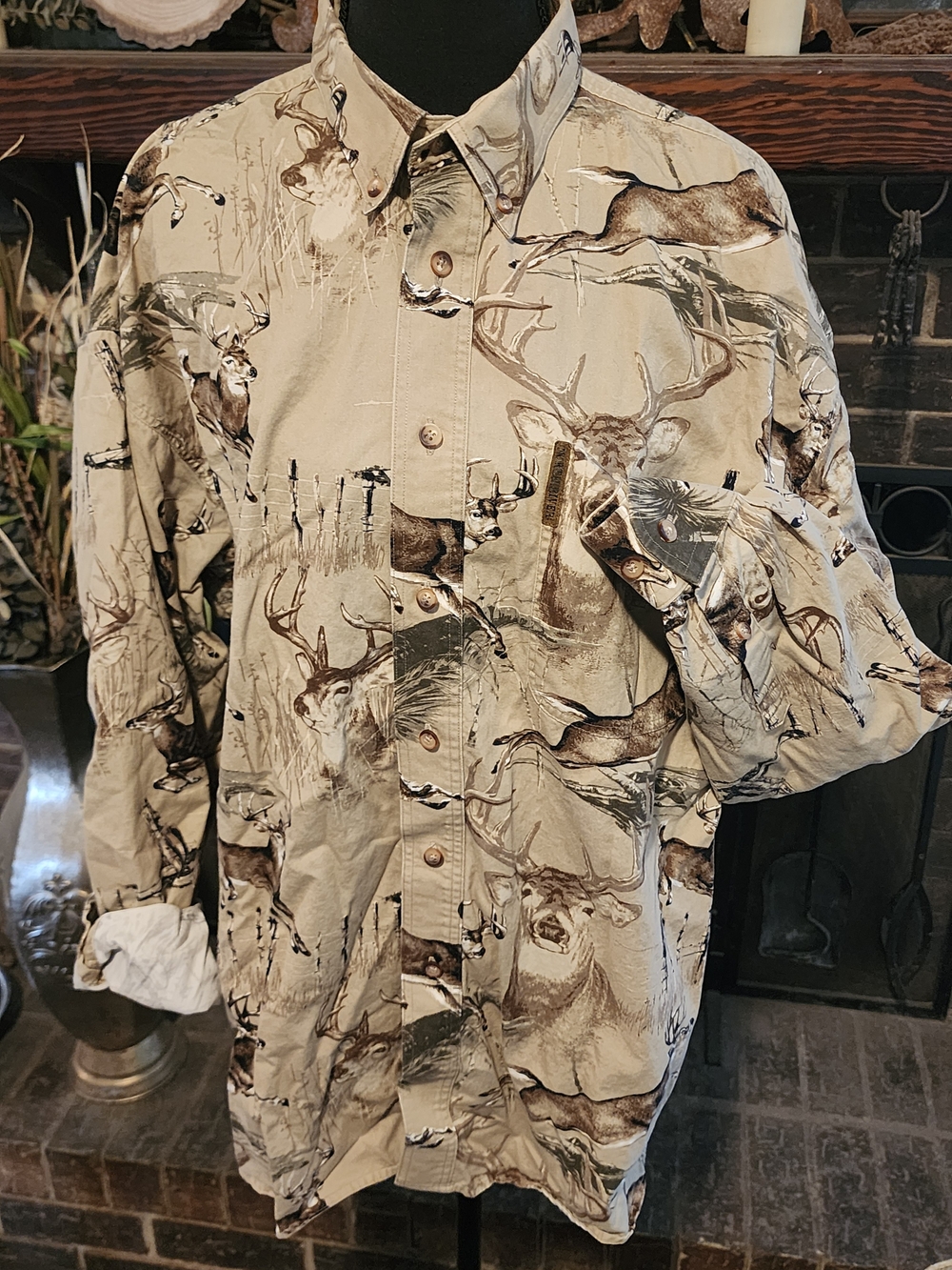 North River Outfitters Deer Button-Down